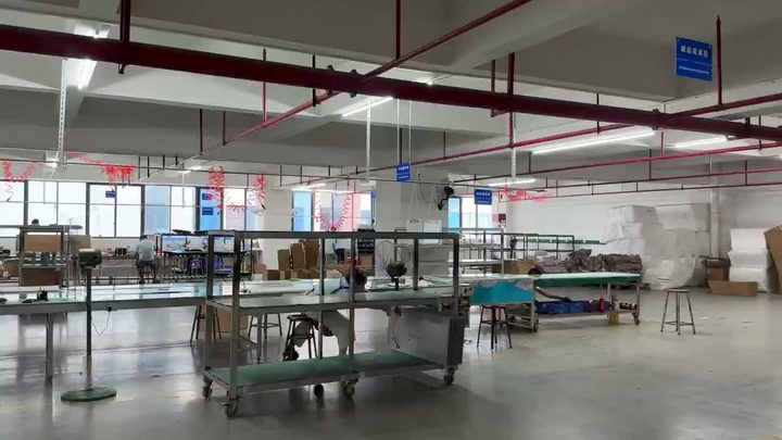 Open assembly floor inside the Xiuben factory